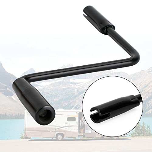 Frezon Pop Up Camper Crank Handle Caravan RV Camping Canopy Rocker Black - Image 3