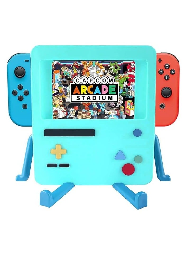 بروماس حامل لملحقات نينتندو سويتش قاعدة محمولة متوافقة مع نينتندو سويتش OLED حافظة لطيفة BMO ديكور هدية للرجال والنساء والأطفال - Image 1