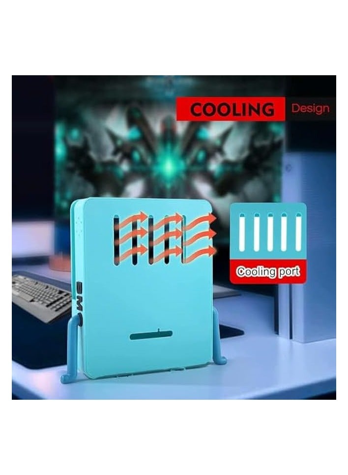 بروماس حامل لملحقات نينتندو سويتش قاعدة محمولة متوافقة مع نينتندو سويتش OLED حافظة لطيفة BMO ديكور هدية للرجال والنساء والأطفال - Image 4