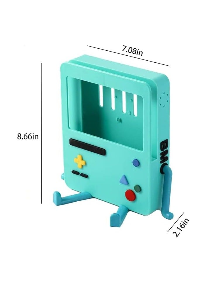 بروماس حامل لملحقات نينتندو سويتش قاعدة محمولة متوافقة مع نينتندو سويتش OLED حافظة لطيفة BMO ديكور هدية للرجال والنساء والأطفال - Image 2