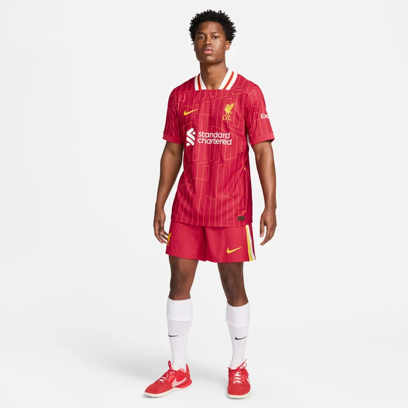 Nike Red Men's Liverpool F.C. 2024 Match Home Dri-FIT ADV Football Shorts for Men | Best Price UAE