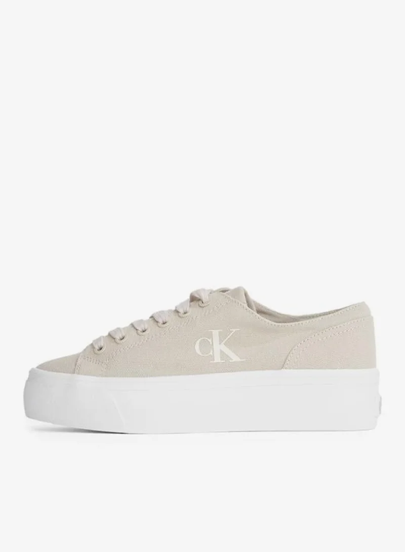 Calvin Klein Jeans VULCANISED FLATFORM LOW TRAINERS