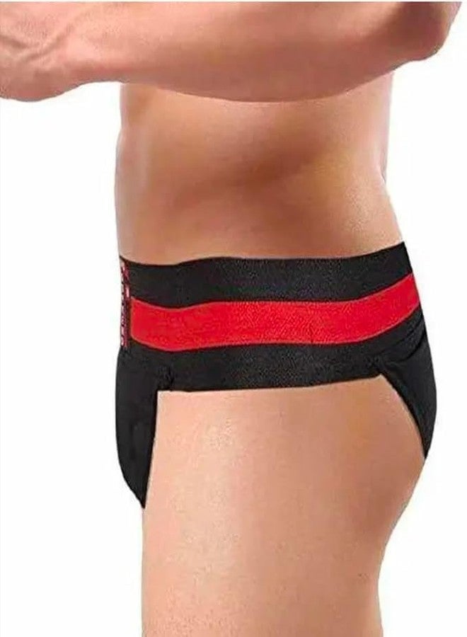 CRAZX Combo of Men's Supporter and L-Guard (Youth) for Cricket, Running and Other Sport, L-Guard and Men's Supporter for Sports and Training (in, Alpha, L, Regular, Standard, Black) - Image 5