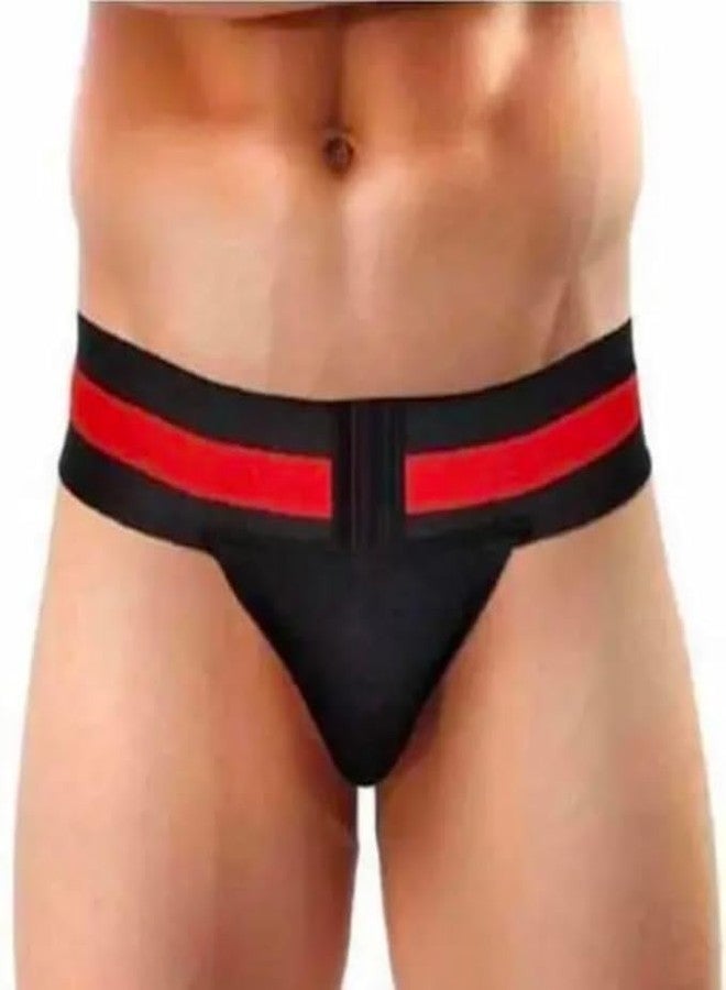 CRAZX Combo of Men's Supporter and L-Guard (Youth) for Cricket, Running and Other Sport, L-Guard and Men's Supporter for Sports and Training (in, Alpha, L, Regular, Standard, Black) - Image 3