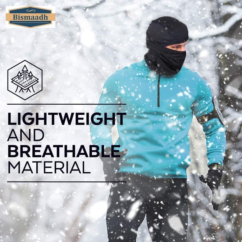 BISMAADH Face Mask Pro for Bikers, Riding, Cycling, Running & Hiking Protects from UV Rays, Wind, Sun, Dust 4 Way Stretch - Face Protection Balaclavas for Men & Women Orange - Image 4