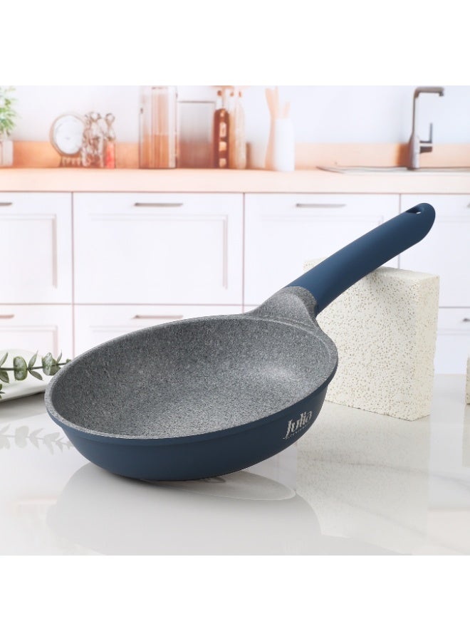 جوليا مِقلاة جوليا  إيليت يوني 20 سم - أزرق - جرانيت رمادي غير لاصق - يدعم الحث الحراري - Image 1