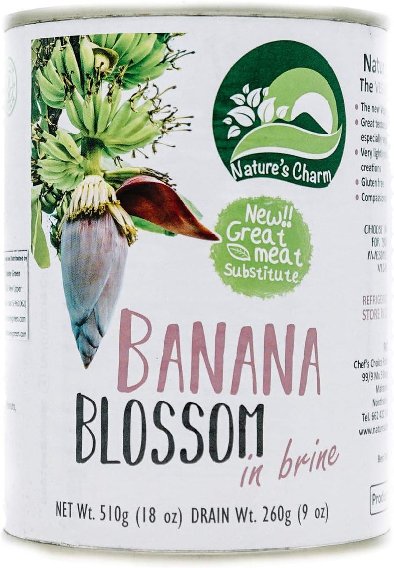 Nature's Charm Banana Blossom in Brine 18oz - Image 1