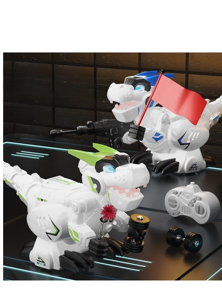 Children's Intelligent Sensing Remote Control Dinosaur Model Electric Robot Programming Science And Education Remote Control Toy - Image 4