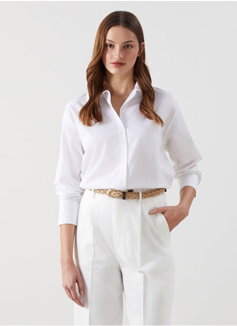 Oversize Poplin Women's Shirt