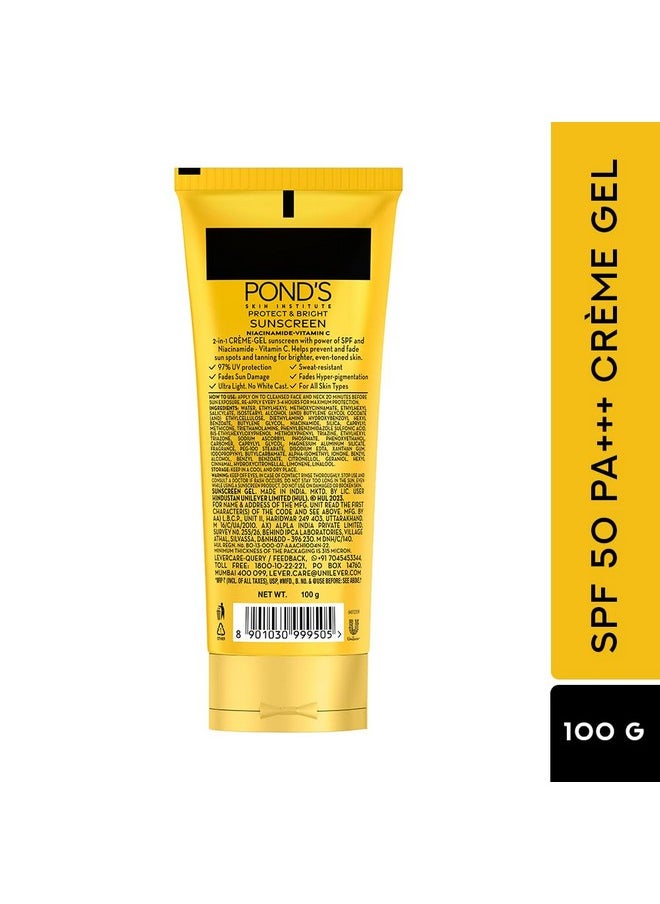 Pond's - Serum Boost Sunscreen For All Skin Types Prevent And Fade Dark Patches With The Power Of Spf 50 And Niacinamidec Serum 50G Pack Of 1 - Image 1