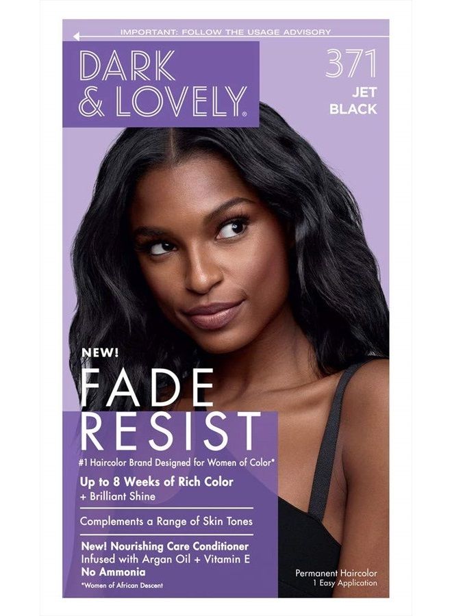 Dark & Lovely Color #371 Jet Black (3 Pack) - Image 1