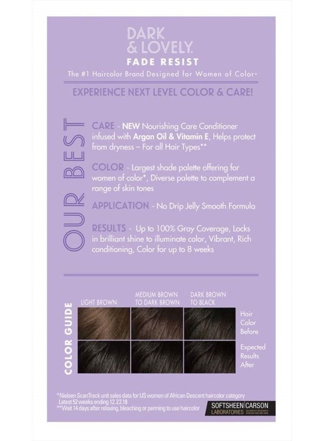 Dark & Lovely Color #371 Jet Black (3 Pack) - Image 2