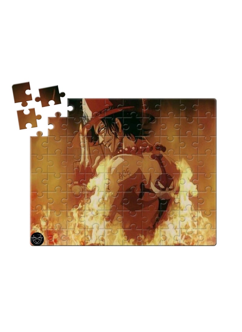 Reeman Design Puzzle printed with anime One Piece design 