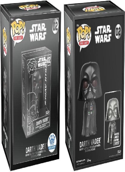Funko Pop! Die-Cast Star Wars Darth Vader Funko Shop Exclusive Figure #02