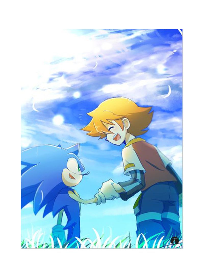 RKN The Video Game Sonic Mouse Pad Blue