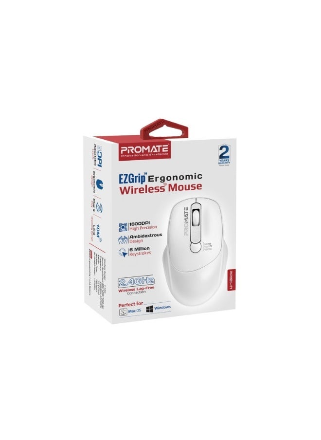 Promats Promate UniGlide EZGrip™ Ergonomic Wireless Mouse  - Image 2