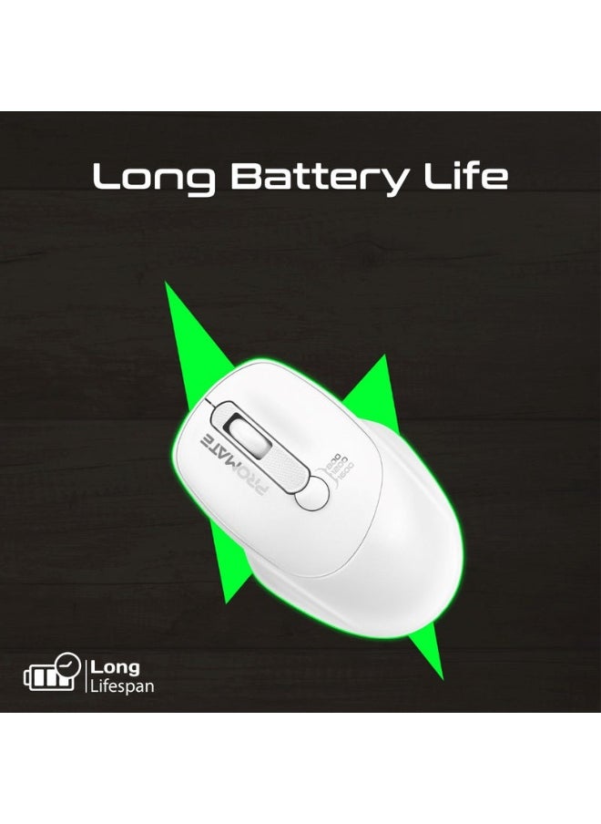 Promats Promate UniGlide EZGrip™ Ergonomic Wireless Mouse  - Image 3
