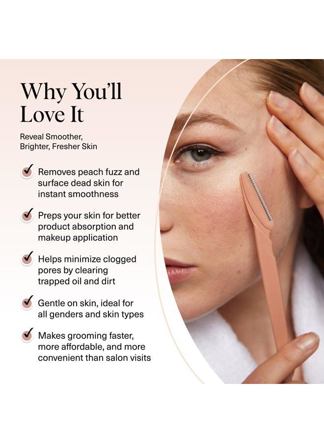 Kitsch , Recycled Plastic Dermaplaner, Terracotta, 12 Pieces - Image 3