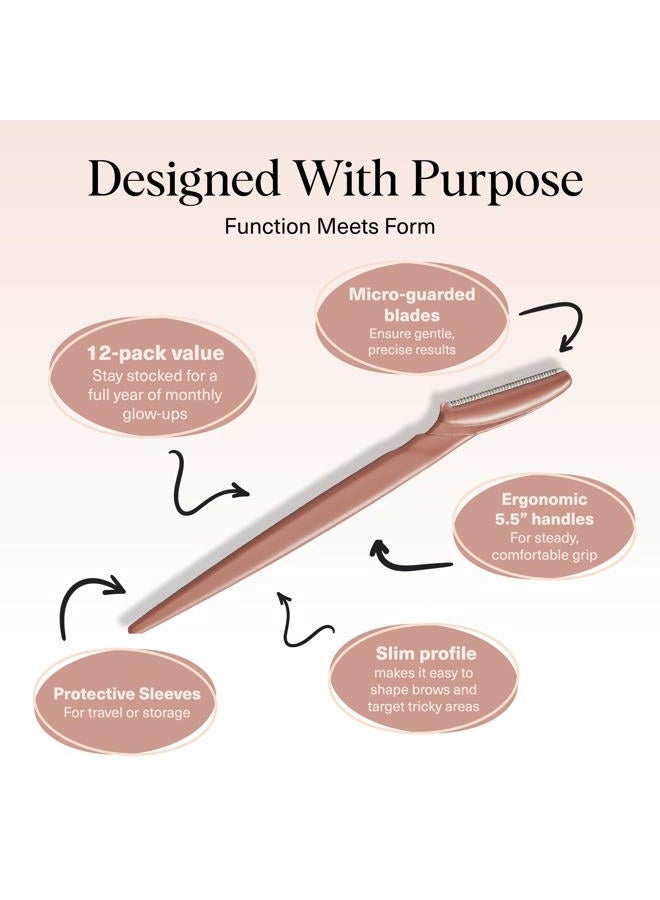 Kitsch , Recycled Plastic Dermaplaner, Terracotta, 12 Pieces - Image 4