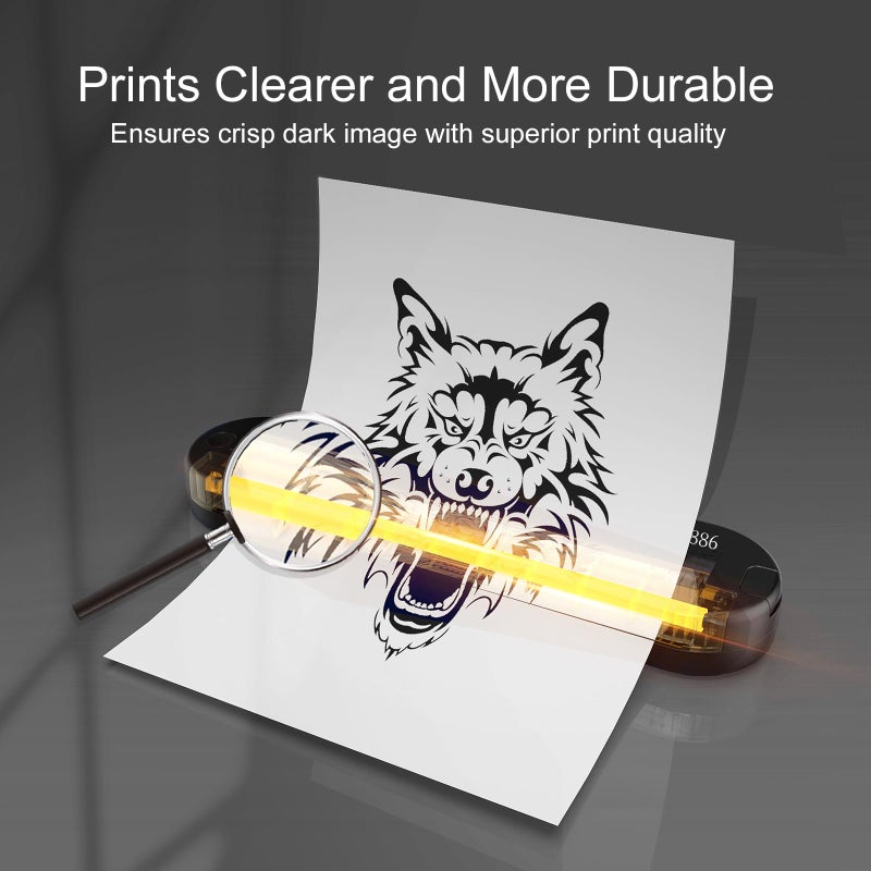 YILONG Bluetooth Tattoo Stencil Printer, Tattoo Thermal Machine with 15 Pcs Tattoo Transfer Paper, Portable Tattoo Transfer Copier Machine for Tattoo Artists and Beginners, ATS886L - Image 2