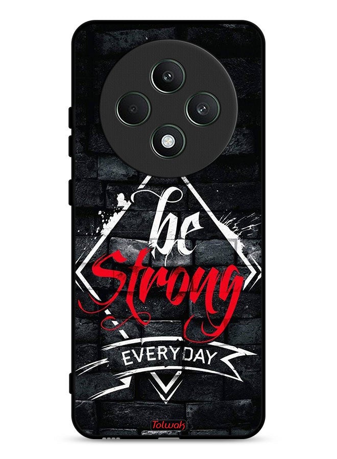 Tolwak Oppo Reno12 F 5G Protective Case Cover Be Strong Every Day - Image 1
