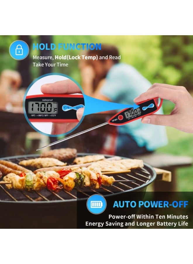 Digital Water Thermometer for Liquid, Candle, Instant Read with Waterproof for Food, Meat, Milk, Long Probe - Image 4