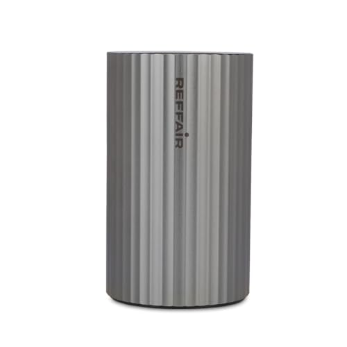 Reffair 212 XM Waterless Essential Oil Diffuser for Cars, Home & Office | Essential Oil Diffuser for Aromatherapy with Display & Timer Function (Dark Grey) - Image 1