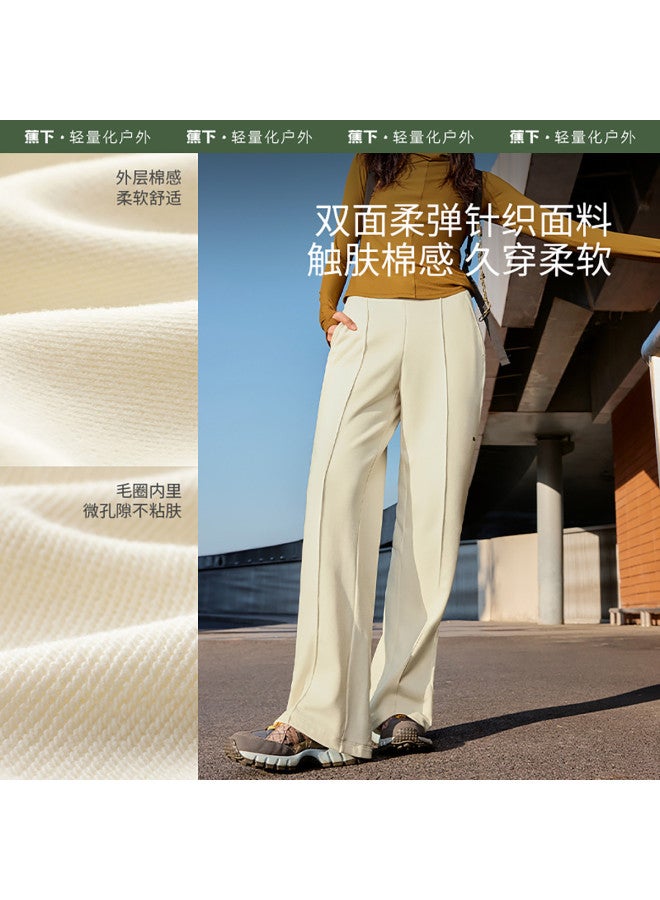 Beneunder Women'S Versatile Breathable Warm Wide-Leg Pants, Soft Skin-Friendly Casual Trousers For Commuting - Image 3