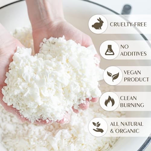 Waxcanpy Soy Wax Flakes, Waxcanpy Natural Candle Wax, Organic Soy Wax for Candle Making from Farm, No Additives, Harmless and Pure (0.5lb) - Image 3