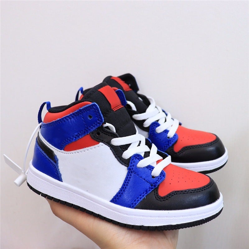 Putian Aj1 Kidsren'S Shoes 2023 New Joint Undercut Kidsren'S Sports Shoes Casual Shoes Girls' Shoes Elastic Band Sneakers - Image 3