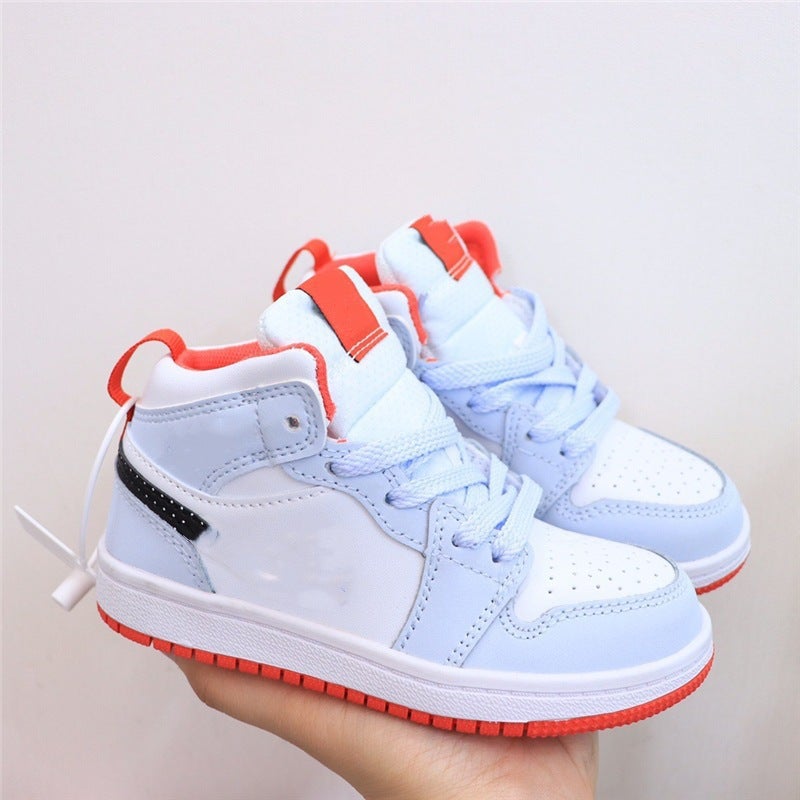 Putian Aj1 Kidsren'S Shoes 2023 New Joint Undercut Kidsren'S Sports Shoes Casual Shoes Girls' Shoes Elastic Band Sneakers - Image 5