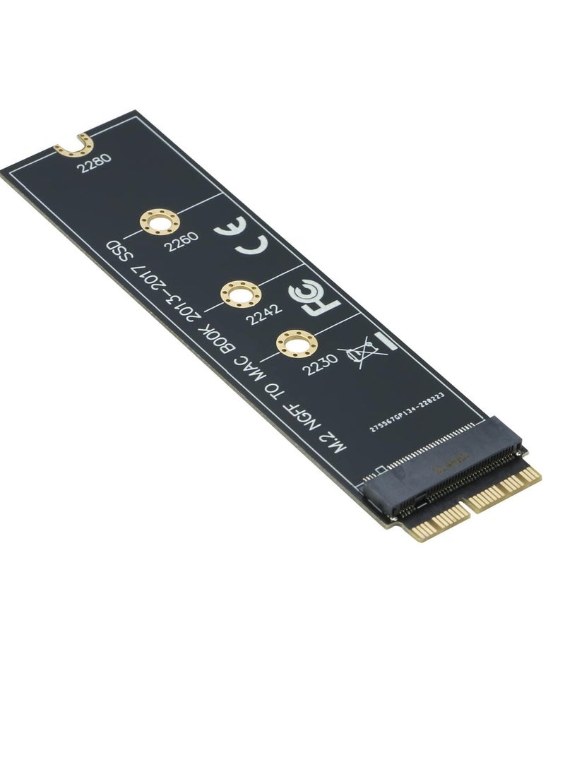 ماركة غير محددة محول ترقية M.2 NVMe SSD الى 12+16 دبوس لجهاز ماك بوك اير (2013-2017 عام) A1465 A1466 وماك برو (اواخر 2013-2015 عام) (EPL-404HS-5 قطع)  - Image 5