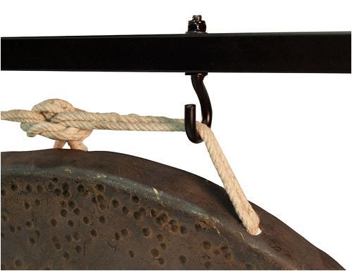 CHRONOS حامل جرس كرونوس برو سيريز CA85MKII - يحمل حتى 26" جرس/ورقة رعد، خطافات قابلة للتبديل، أقدام مطاطية واقية، أنابيب مطلية بالبودرة السوداء - صواميل إضافية متضمنة (الجرس غير متضمن) - Image 5