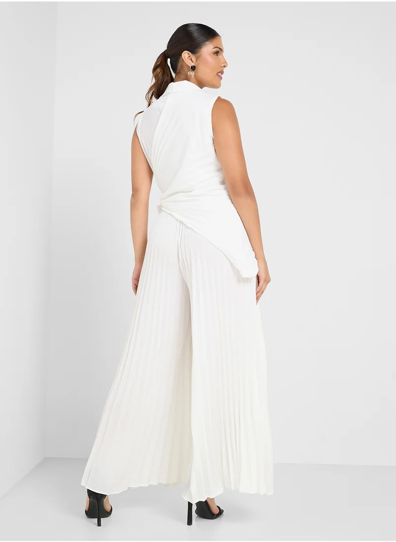 ايلا Jumpsuit With Pleated Pants