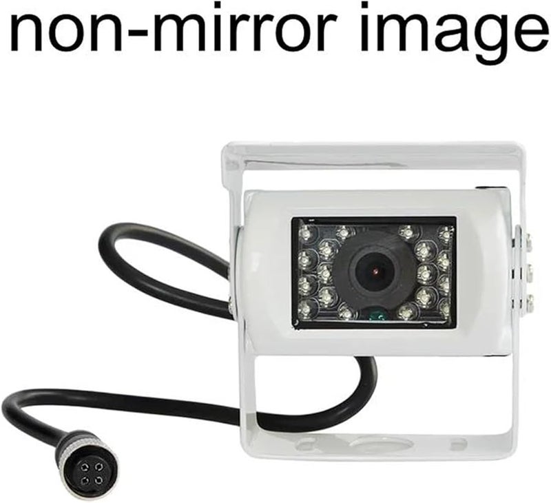 كاميرا الرؤية الخلفية للسيارة ذات الرؤية الليلية بالأشعة تحت الحمراء عالية الدقة غير المعكوسة للشاحنات والحافلات والعربات - Image 3