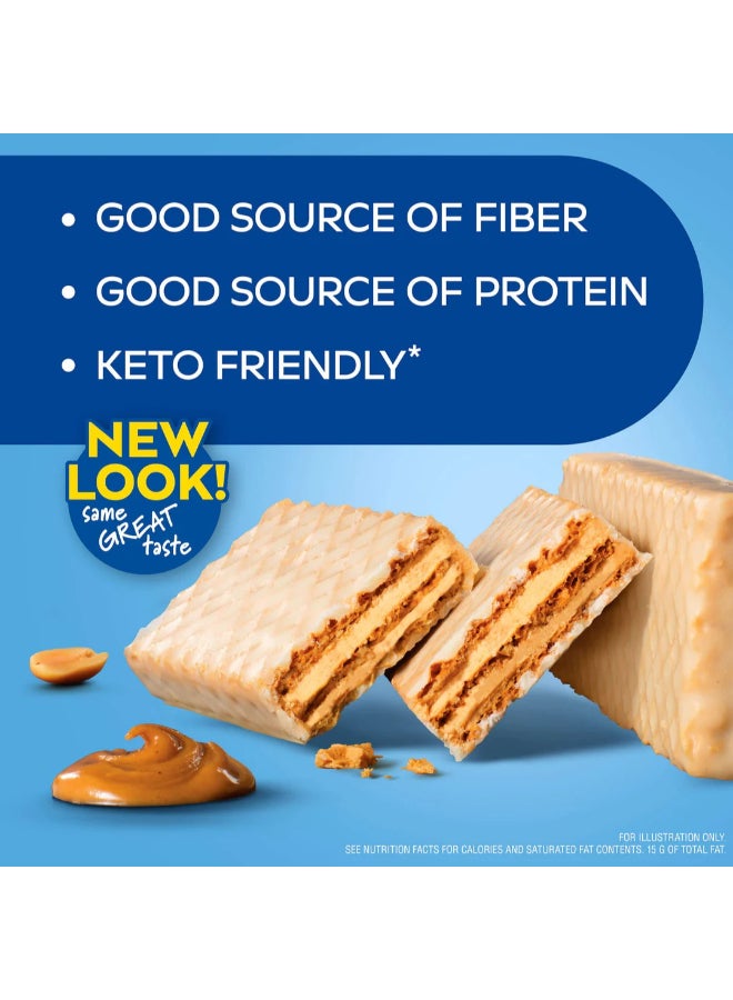 Atkins Anytime Snacks Protein Wafer Crisps Peanut Butter 5 Bars 1.27 oz (36 g) Each - Image 4