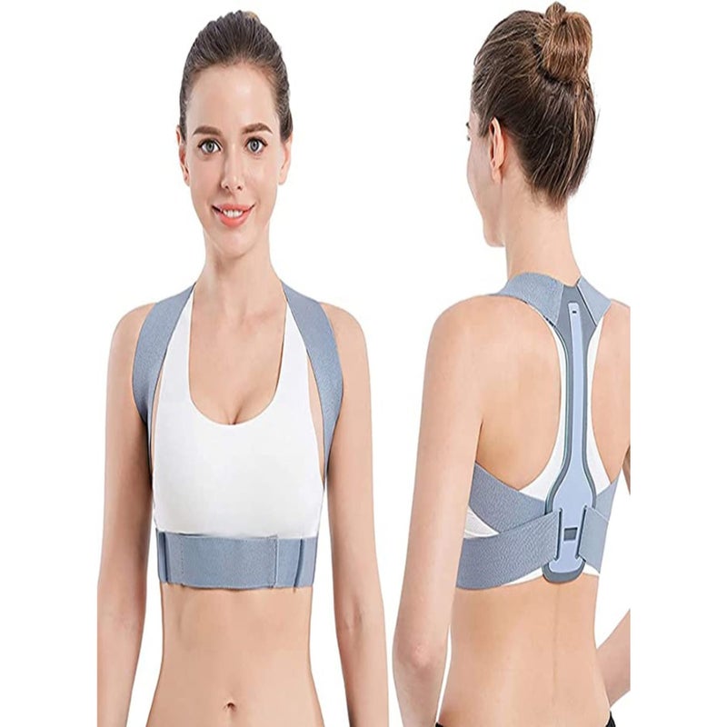 SOLARAE Back Support Posture Corrector, Brace, Posture Corrector For Women And Men-Fully Adjustable, Comfortable Neck And Shoulder Relief