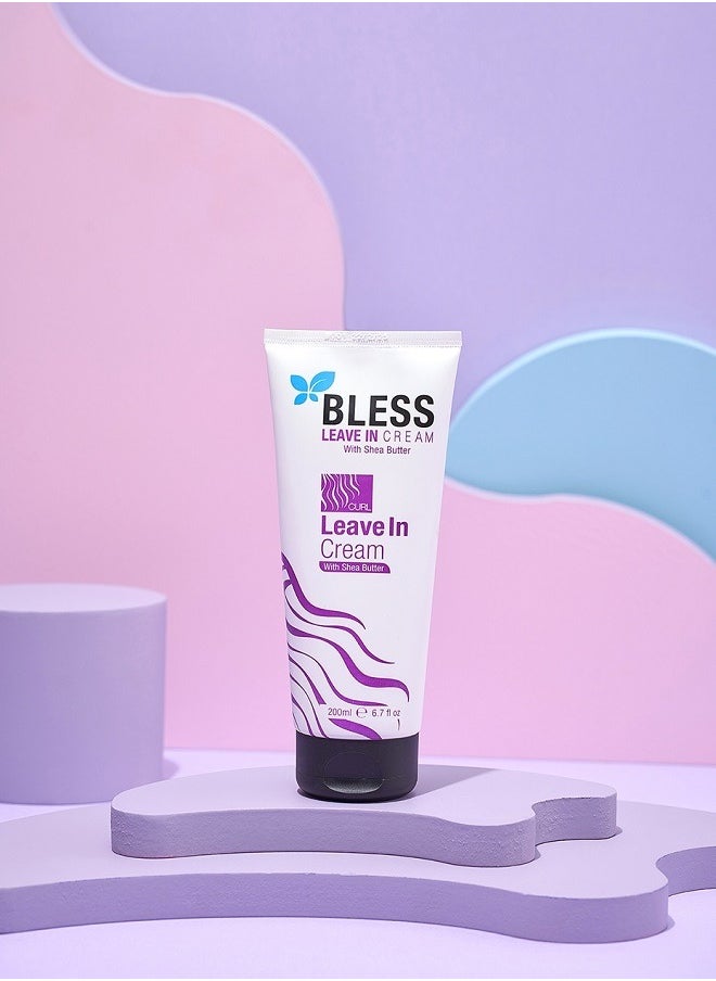 Bless Leave In Hair Curl Cream With Shea Butter 200ml 