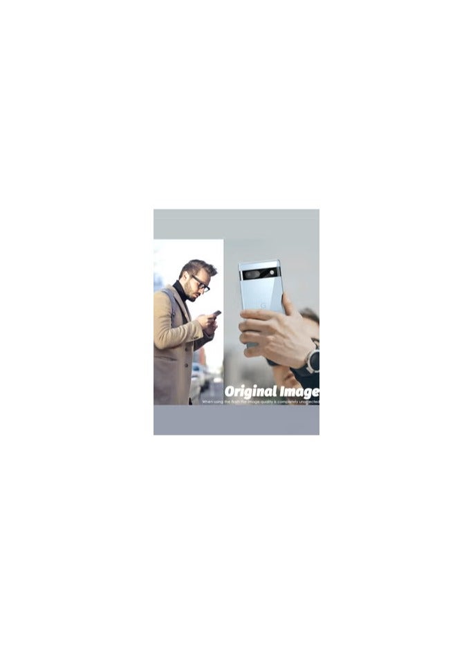 CATANES Google Pixel 7a Camera Lens Protector Back Camera Lens Screen Protector Film Anti-Scratch HD Tempered Glass Protector Black - Image 2