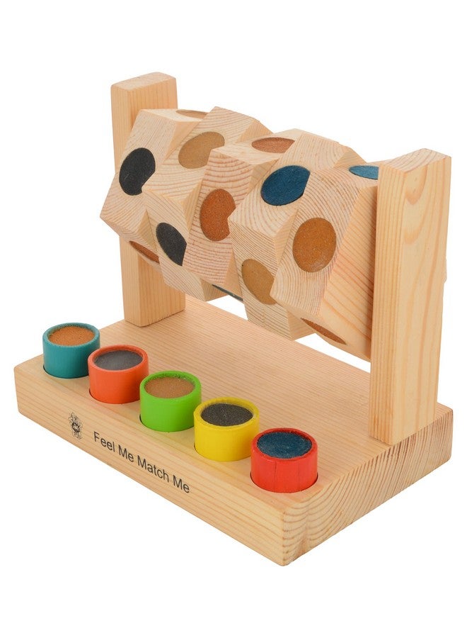 Skillofun Skillofun Wooden Feel Me Match Me, Multi Color, Non-Toxic Eco-Friendly Toy - Boosts Fine Motor Skills & Sensory Development - Safe Engaging Learning for Toddlers with Sustainable Materials - Image 1