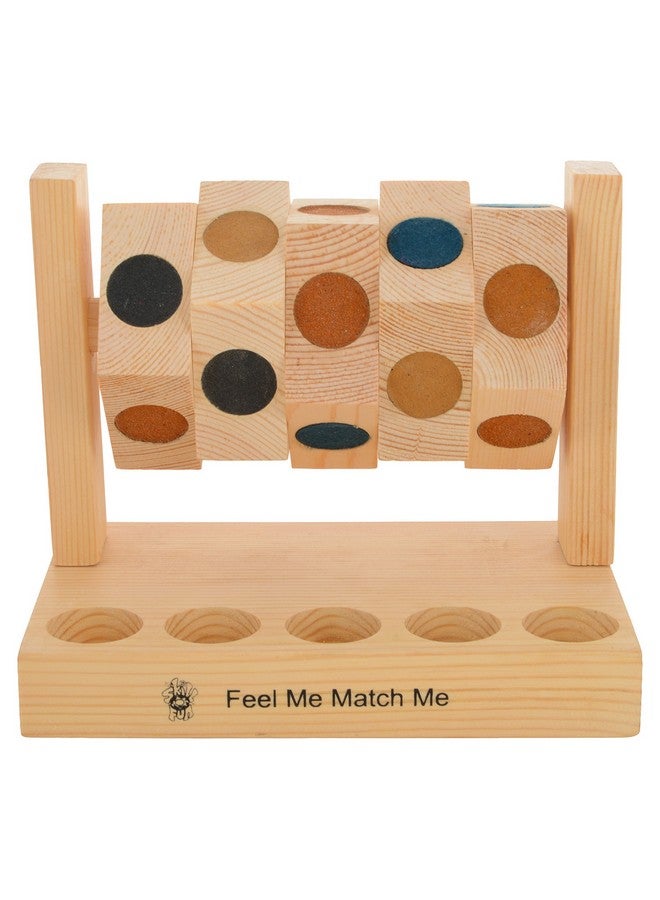 Skillofun Skillofun Wooden Feel Me Match Me, Multi Color, Non-Toxic Eco-Friendly Toy - Boosts Fine Motor Skills & Sensory Development - Safe Engaging Learning for Toddlers with Sustainable Materials - Image 3
