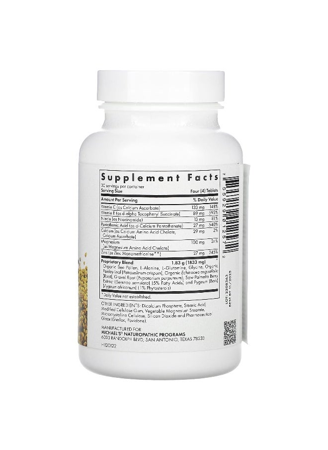 Michael's Naturopathic - Michael's Naturopathic, Prostate Factors, 120 Vegetarian Tablets - Image 1
