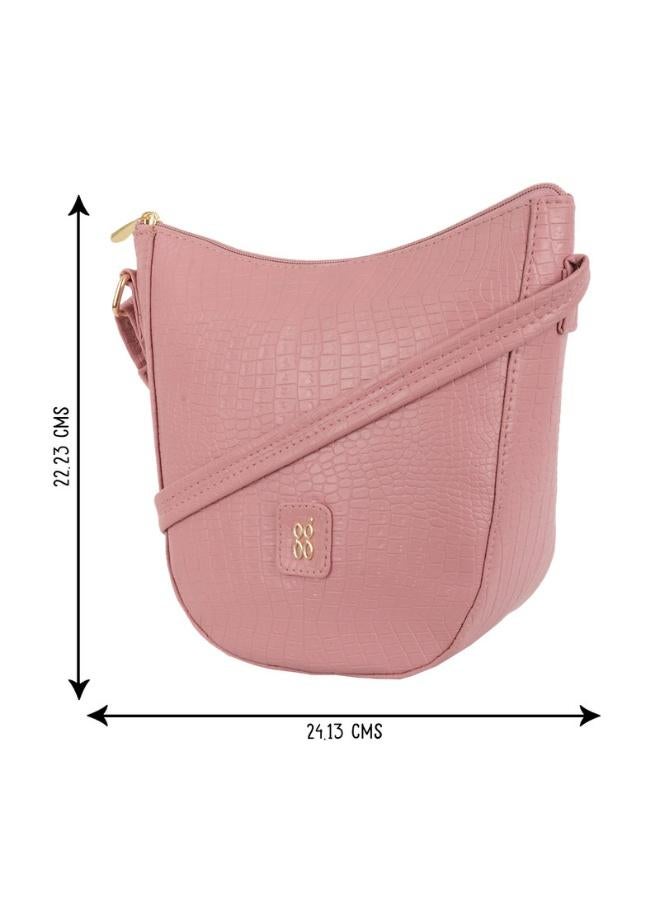 Baggit Women Pink Sling Bag Small Size | Ladies Stylish Casual Cross Body Purse Handbag - Image 3