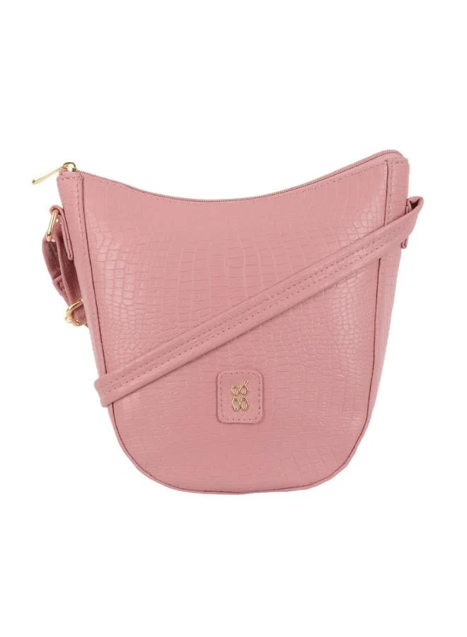 Baggit Baggit Women Pink Sling Bag Small Size | Ladies Stylish Casual Cross Body Purse Handbag