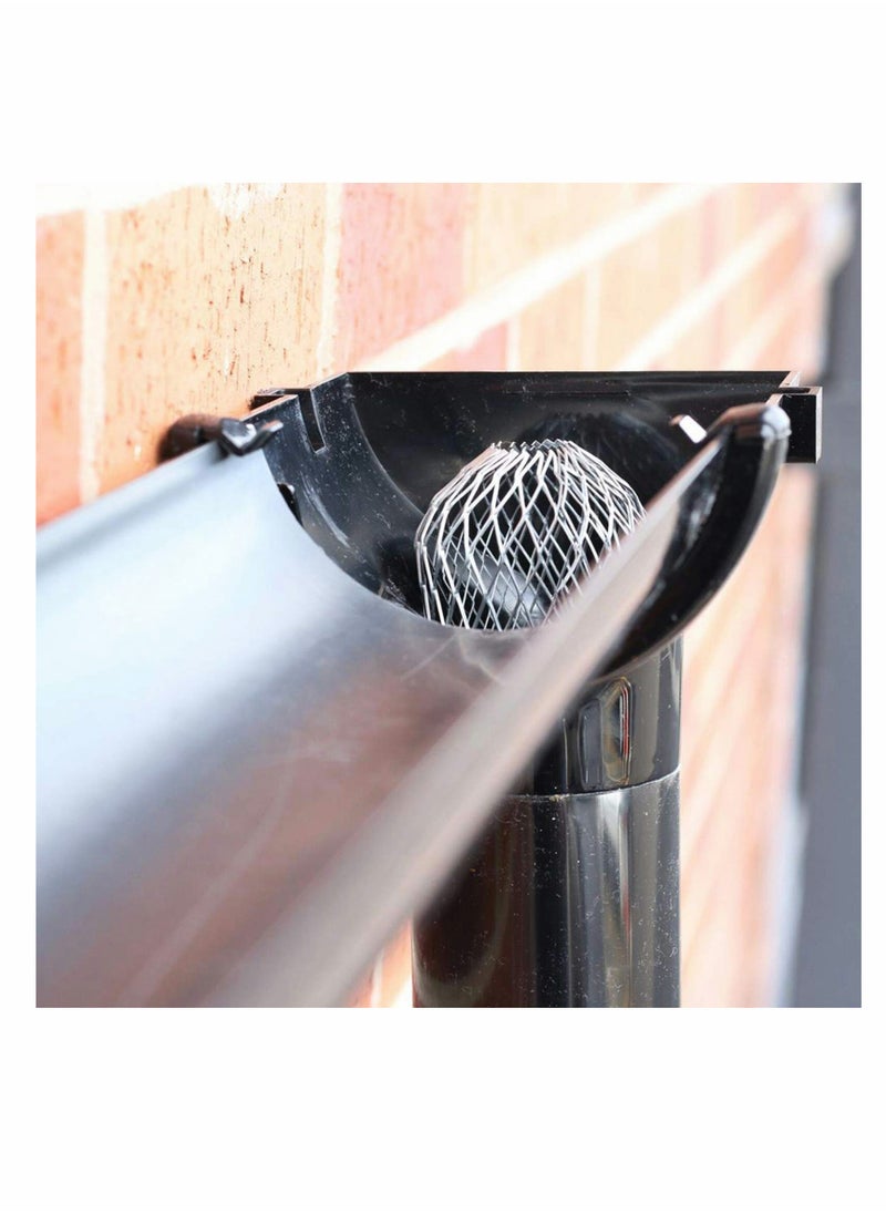 SYOSI - Gutter Guards, KASTWAVE 3.5 Inch Expandable Aluminium Filter Strainer, Gutter Strainer Gutter Downspout Protectors for Preventing Blockage Leaves Debris (8 Pack) - Image 1