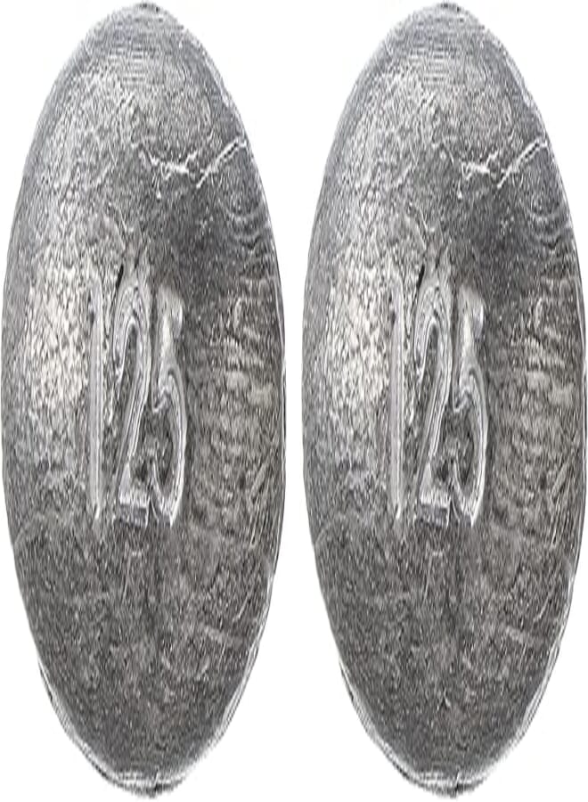 El.Shehab Oliver Fishing Weight Multi-Size Silver Set of 2