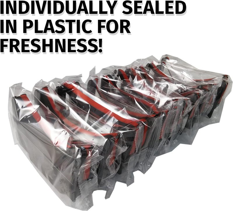 Gorilla Supply Compatible Ink Ribbon Replacement for ERC 30 34 38 B/R ERC38 NK506, Compatible for POS Receipt Printers, Sealed Individual Pack, 12-Packs (Black/Red) - Image 3