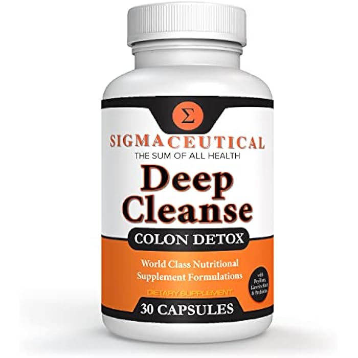 SIGMACEUTICAL 1 Day Colon Cleanse - Detox Cleanse - Bowel Cleanse & Laxative - Bowel Detox - Colon Cleanser & Detox - 30 Capsules - Image 1