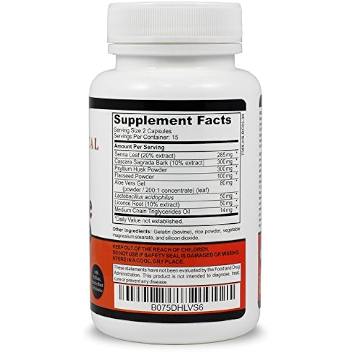 SIGMACEUTICAL 1 Day Colon Cleanse - Detox Cleanse - Bowel Cleanse & Laxative - Bowel Detox - Colon Cleanser & Detox - 30 Capsules - Image 3