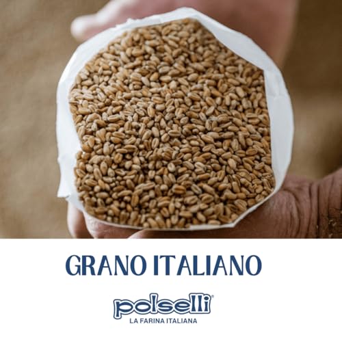 POLSELLI Organic Flour, Type 00, 100% Italian Grain, Double Zero Flour, OO Extra Fine, BIO, Neapolitan Italian Pizza, Bread, Pasta, All Natural, Unbleached, All-Purpose Flour, Unbromated, No Additives - Image 2